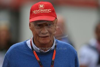 World © Octane Photographic Ltd. Mercedes AMG Petronas F1 - Niki Lauda. Saturday 23rd May 2015, F1 Practice 3, Monte Carlo, Monaco. Digital Ref: 1281LB1D5656