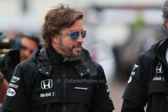 World © Octane Photographic Ltd. McLaren Honda MP4/30 – Fernando Alonso. Saturday 23rd May 2015, F1 Practice 3, Monte Carlo, Monaco. Digital Ref: 1281LB1D5911