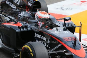 World © Octane Photographic Ltd. McLaren Honda MP4/30 - Jenson Button. Saturday 23rd May 2015, F1 Practice 3, Monte Carlo, Monaco. Digital Ref: 1281LB1D6104