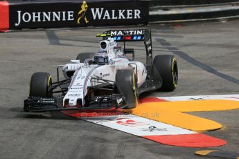 World © Octane Photographic Ltd. Williams Martini Racing FW37 – Valtteri Bottas. Saturday 23rd May 2015, F1 Practice 3, Monte Carlo, Monaco. Digital Ref: 1281LB1D6144