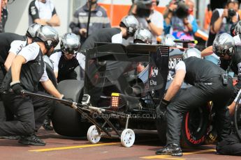 World © Octane Photographic Ltd. McLaren Honda MP4/30 - Jenson Button. Saturday 23rd May 2015, F1 Practice 3, Monte Carlo, Monaco. Digital Ref: 1281LB1D6228