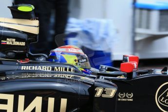 World © Octane Photographic Ltd. Lotus F1 Team E23 Hybrid – Pastor Maldonado. Saturday 23rd May 2015, F1 Practice 3, Monte Carlo, Monaco. Digital Ref: 1281LB1D6376