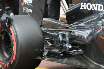 World © Octane Photographic Ltd. McLaren Honda MP4/30. Saturday 23rd May 2015, F1 Practice 3, Monte Carlo, Monaco. Digital Ref: 1281LB1D6514