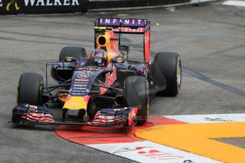 World © Octane Photographic Ltd. Infiniti Red Bull Racing RB11 – Daniil Kvyat. Saturday 23rd May 2015, F1 Practice 3, Monte Carlo, Monaco. Digital Ref: 1281LB1D6564