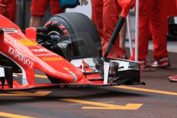 World © Octane Photographic Ltd. Scuderia Ferrari SF15-T– Sebastian Vettel. Saturday 23rd May 2015, F1 Practice 3, Monte Carlo, Monaco. Digital Ref: 1281LB1D6609