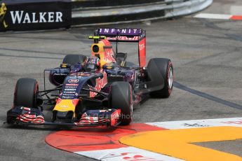 World © Octane Photographic Ltd. Infiniti Red Bull Racing RB11 – Daniil Kvyat. Saturday 23rd May 2015, F1 Practice 3, Monte Carlo, Monaco. Digital Ref: 1281LB1D6700