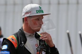 World © Octane Photographic Ltd. Sahara Force India VJM08 – Nico Hulkenberg. Saturday 23rd May 2015, F1 Practice 3, Monte Carlo, Monaco. Digital Ref: 1281LB1D6932