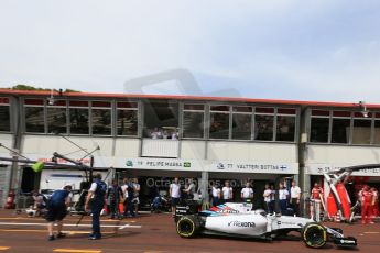 World © Octane Photographic Ltd. Williams Martini Racing FW37 – Valtteri Bottas. Saturday 23rd May 2015, F1 Practice 3, Monte Carlo, Monaco. Digital Ref: 1281LB5D3496