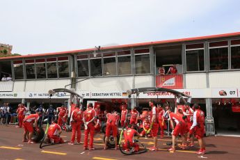 World © Octane Photographic Ltd. Scuderia Ferrari SF15-T– Kimi Raikkonen. Saturday 23rd May 2015, F1 Practice 3, Monte Carlo, Monaco. Digital Ref: 1281LB5D3559