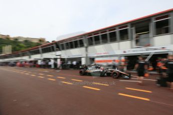 World © Octane Photographic Ltd. Sahara Force India VJM08 – Nico Hulkenberg. Saturday 23rd May 2015, F1 Practice 3, Monte Carlo, Monaco. Digital Ref: 1281LB5D3620