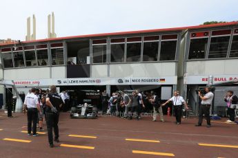 World © Octane Photographic Ltd. Mercedes AMG Petronas F1 W06 Hybrid – Lewis Hamilton. Saturday 23rd May 2015, F1 Practice 3, Monte Carlo, Monaco. Digital Ref: 1281LB5D3649