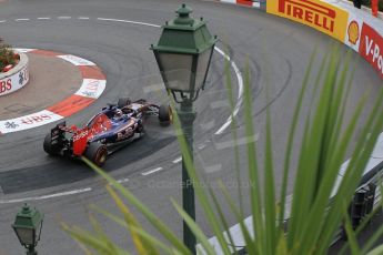 World © Octane Photographic Ltd. Scuderia Toro Rosso STR10 – Max Verstappen. Saturday 23rd May 2015, F1 Qualifying, Monte Carlo, Monaco. Digital Ref: 1282CB1L1346