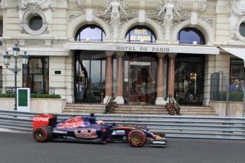 World © Octane Photographic Ltd. Scuderia Toro Rosso STR10 – Max Verstappen. Saturday 23rd May 2015, F1 Qualifying, Monte Carlo, Monaco. Digital Ref: 1282CB1L1377