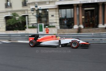 World © Octane Photographic Ltd. Manor Marussia F1 Team MR03 – Roberto Merhi. Saturday 23rd May 2015, F1 Qualifying, Monte Carlo, Monaco. Digital Ref: 1282CB1L1393