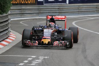 World © Octane Photographic Ltd. Scuderia Toro Rosso STR10 – Max Verstappen. Saturday 23rd May 2015, F1 Qualifying, Monte Carlo, Monaco. Digital Ref: 1282CB7D5543