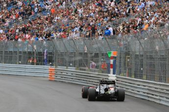 World © Octane Photographic Ltd. Sahara Force India VJM08 – Sergio Perez. Saturday 23rd May 2015, F1 Qualifying, Monte Carlo, Monaco. Digital Ref: 1282CB7D5700
