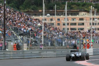 World © Octane Photographic Ltd. Mercedes AMG Petronas F1 W06 Hybrid – Nico Rosberg. Saturday 23rd May 2015, F1 Qualifying, Monte Carlo, Monaco. Digital Ref: 1282CB7D5805