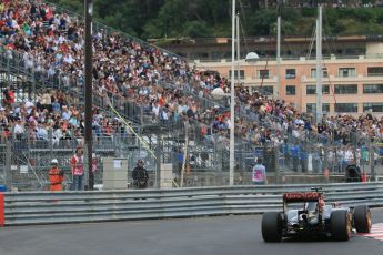 World © Octane Photographic Ltd. Lotus F1 Team E23 Hybrid – Pastor Maldonado. Saturday 23rd May 2015, F1 Qualifying, Monte Carlo, Monaco. Digital Ref: 1282CB7D5811