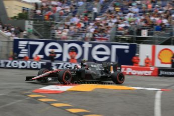 World © Octane Photographic Ltd. McLaren Honda MP4/30 - Jenson Button. Saturday 23rd May 2015, F1 Qualifying, Monte Carlo, Monaco. Digital Ref: 1282LB1D6956