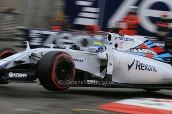 World © Octane Photographic Ltd. Williams Martini Racing FW37 – Felipe Massa. Saturday 23rd May 2015, F1 Practice 3, Monte Carlo, Monaco. Digital Ref: 1282LB1D7147