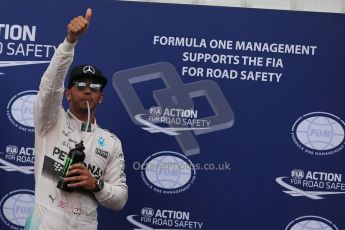 World © Octane Photographic Ltd. Mercedes AMG Petronas F1 W06 Hybrid – Lewis Hamilton. Saturday 23rd May 2015, F1 Qualifying Parc Ferme, Monte Carlo, Monaco. Digital Ref: