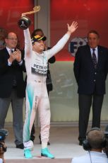 World © Octane Photographic Ltd. Mercedes AMG Petronas F1 W06 Hybrid – Nico Rosberg. Sunday 24th May 2015, F1 Race - Podium, Monte Carlo, Monaco. Digital Ref: 1287CB7D8135