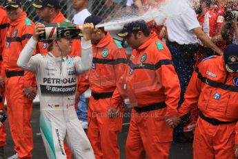 World © Octane Photographic Ltd. Mercedes AMG Petronas F1 W06 Hybrid – Nico Rosberg. Sunday 24th May 2015, F1 Race - Podium, Monte Carlo, Monaco. Digital Ref: 1287CB7D8271