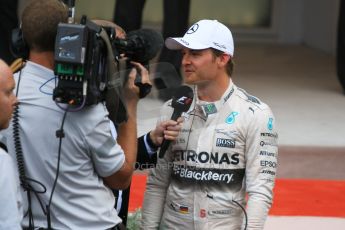 World © Octane Photographic Ltd. Mercedes AMG Petronas F1 W06 Hybrid – Nico Rosberg. Sunday 24th May 2015, F1 Race - Podium, Monte Carlo, Monaco. Digital Ref:1287CB7D8362