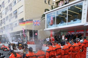 World © Octane Photographic Ltd. Mercedes AMG Petronas F1 W06 Hybrid – Nico Rosberg. Sunday 24th May 2015, F1 Race - Podium, Monte Carlo, Monaco. Digital Ref: 1287LB1D8538