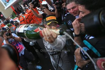 World © Octane Photographic Ltd. Mercedes AMG Petronas F1 W06 Hybrid – Nico Rosberg. Sunday 24th May 2015, F1 Race - Podium, Monte Carlo, Monaco. Digital Ref: 1287LB1D8582