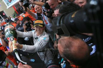 World © Octane Photographic Ltd. Mercedes AMG Petronas F1 W06 Hybrid – Nico Rosberg. Sunday 24th May 2015, F1 Race - Podium, Monte Carlo, Monaco. Digital Ref: 1287LB1D8597