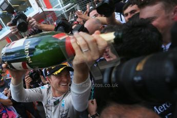 World © Octane Photographic Ltd. Mercedes AMG Petronas F1 W06 Hybrid – Nico Rosberg. Sunday 24th May 2015, F1 Race - Podium, Monte Carlo, Monaco. Digital Ref: 1287LB1D8603