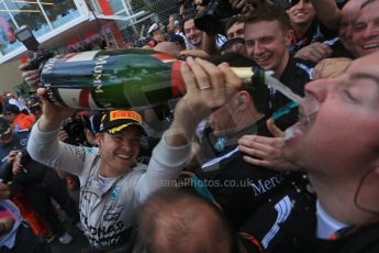 World © Octane Photographic Ltd. Mercedes AMG Petronas F1 W06 Hybrid – Nico Rosberg. Sunday 24th May 2015, F1 Race - Podium, Monte Carlo, Monaco. Digital Ref: 1287LB1D8608