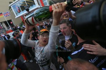 World © Octane Photographic Ltd. Mercedes AMG Petronas F1 W06 Hybrid – Nico Rosberg. Sunday 24th May 2015, F1 Race - Podium, Monte Carlo, Monaco. Digital Ref: 1287LB1D8622