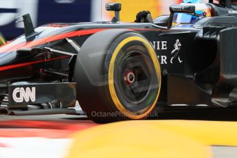 World © Octane Photographic Ltd. McLaren Honda MP4/30 – Fernando Alonso. Thursday 21st May 2015, F1 Practice 2, Monte Carlo, Monaco. Digital Ref: 1274CB7D3359