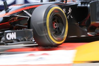 World © Octane Photographic Ltd. McLaren Honda MP4/30 - Jenson Button. Thursday 21st May 2015, F1 Practice 2, Monte Carlo, Monaco. Digital Ref: 1274CB7D3485