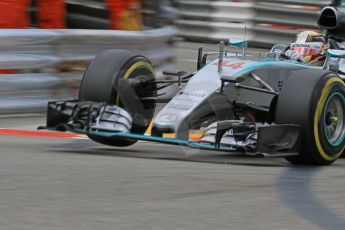 World © Octane Photographic Ltd. Mercedes AMG Petronas F1 W06 Hybrid – Lewis Hamilton. Thursday 21st May 2015, F1 Practice 2, Monte Carlo, Monaco. Digital Ref: 1274CB7D3518