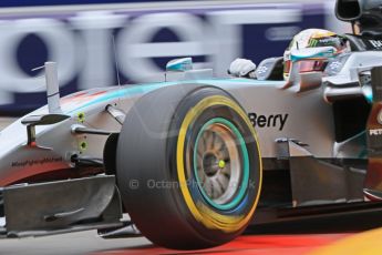 World © Octane Photographic Ltd. Mercedes AMG Petronas F1 W06 Hybrid – Lewis Hamilton. Thursday 21st May 2015, F1 Practice 2, Monte Carlo, Monaco. Digital Ref: 1274CB7D3523