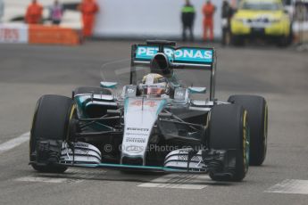 World © Octane Photographic Ltd. Mercedes AMG Petronas F1 W06 Hybrid – Lewis Hamilton. Thursday 21st May 2015, F1 Practice 2, Monte Carlo, Monaco. Digital Ref: 1274CB7D3603