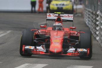 World © Octane Photographic Ltd. Scuderia Ferrari SF15-T– Kimi Raikkonen. Thursday 21st May 2015, F1 Practice 2, Monte Carlo, Monaco. Digital Ref: 1274CB7D3641