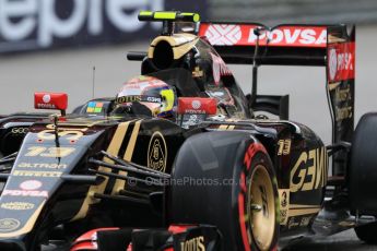 World © Octane Photographic Ltd. Lotus F1 Team E23 Hybrid – Pastor Maldonado. Thursday 21st May 2015, F1 Practice 2, Monte Carlo, Monaco. Digital Ref: 1274CB7D3725
