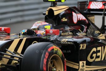 World © Octane Photographic Ltd. Lotus F1 Team E23 Hybrid – Pastor Maldonado. Thursday 21st May 2015, F1 Practice 2, Monte Carlo, Monaco. Digital Ref: 1274CB7D3728