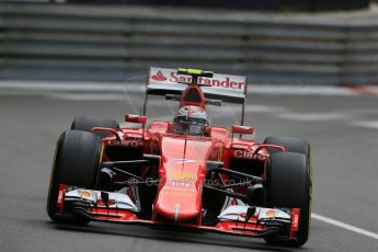 World © Octane Photographic Ltd. Scuderia Ferrari SF15-T– Kimi Raikkonen. Thursday 21st May 2015, F1 Practice 2, Monte Carlo, Monaco. Digital Ref: 1274LB1D3931