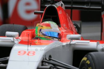 World © Octane Photographic Ltd. Manor Marussia F1 Team MR03 – Roberto Merhi. Thursday 21st May 2015, F1 Practice 2, Monte Carlo, Monaco. Digital Ref: 1274LB1D4079