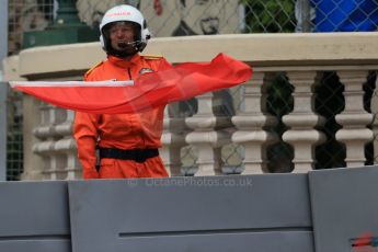 World © Octane Photographic Ltd. Red Flag. Thursday 21st May 2015, F1 Practice 2, Monte Carlo, Monaco. Digital Ref: 1274LB1D4104