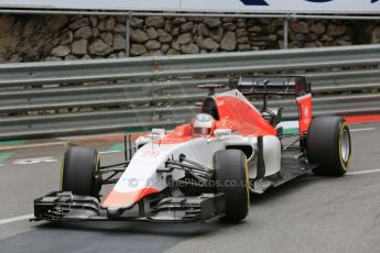 World © Octane Photographic Ltd. Manor Marussia F1 Team MR03 – William Stevens. Thursday 21st May 2015, F1 Practice 2, Monte Carlo, Monaco. Digital Ref: 1274LB5D2990