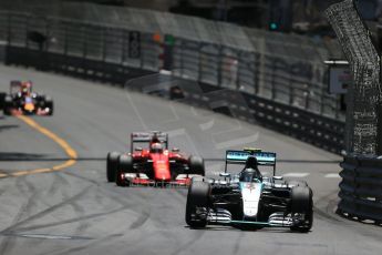 World © Octane Photographic Ltd. Mercedes AMG Petronas F1 W06 Hybrid – Nico Rosberg. Sunday 24th May 2015, F1 Race, Monte Carlo, Monaco. Digital Ref: 1286LB1D8159