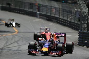 World © Octane Photographic Ltd. Infiniti Red Bull Racing RB11 – Daniel Ricciardo. Sunday 24th May 2015, F1 Race, Monte Carlo, Monaco. Digital Ref: 1286LB1D8178