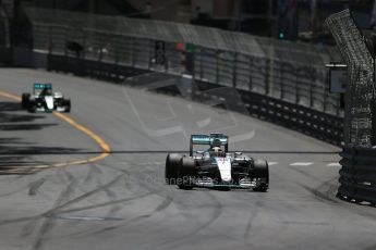 World © Octane Photographic Ltd. Mercedes AMG Petronas F1 W06 Hybrid – Lewis Hamilton. Sunday 24th May 2015, F1 Race, Monte Carlo, Monaco. Digital Ref: 1286LB1D8231