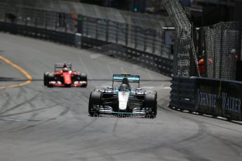 World © Octane Photographic Ltd. Mercedes AMG Petronas F1 W06 Hybrid – Nico Rosberg. Sunday 24th May 2015, F1 Race, Monte Carlo, Monaco. Digital Ref: 1286LB1D8236